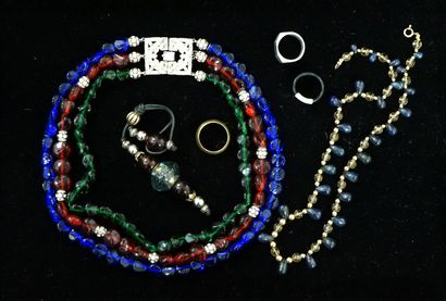 FANTAISIE - SET in silver- and gold-plated...
