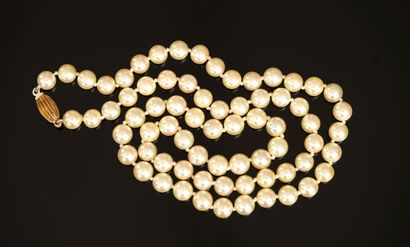 COLLAR choker of cultured pearls D: 5 to...