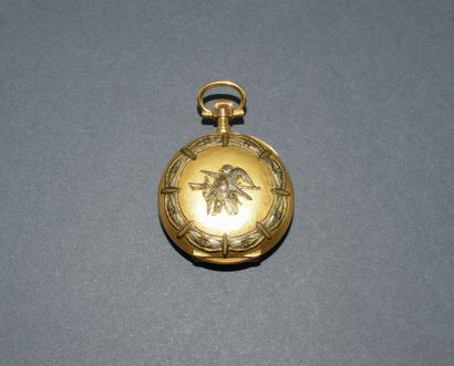 COLLAR WATCH in 18K (750/°°) yellow gold...