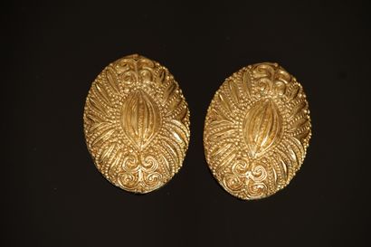 JEAN-LOUIS SCHERRER, Paris - Pair of oval...