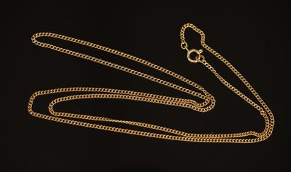 18k (750/°°) yellow gold chain, eagle head...