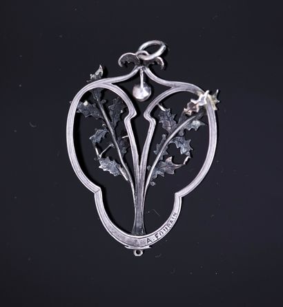 SET in silver min 800/°° swan hallmark, including...