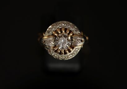 18K (750/°°) yellow gold and min. 850/°°...