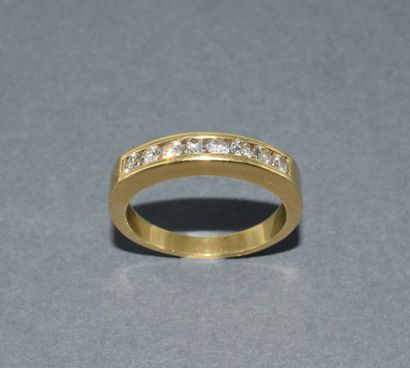 ALLIANCE JARRETIERE en or jaune 18K (750/°°)...