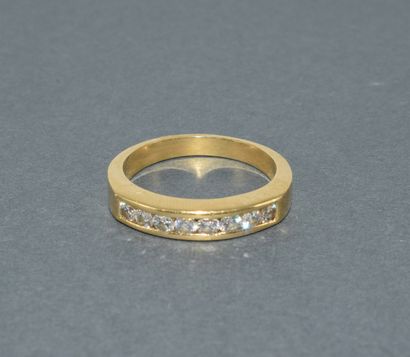 ALLIANCE JARRETIERE en or jaune 18K (750/°°)...