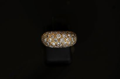 JONC RING in 18K (750/°°) yellow gold with...