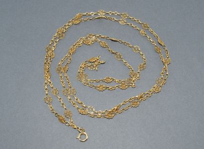 COLLAR in 18K (750/°°) yellow gold with eagle...