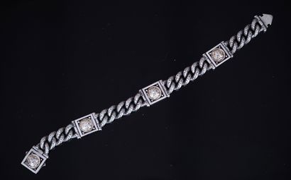 KONSTANTINO - BRACELET in silver and silver...
