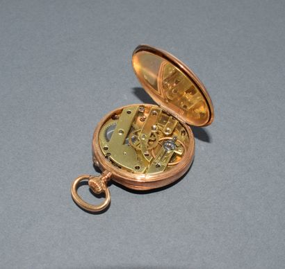 18K (750/°°) yellow gold collar WATCH with...