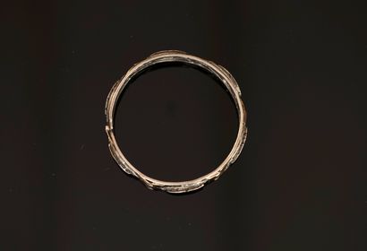 Rigid JONC BRACELET in min. 800°° silver...