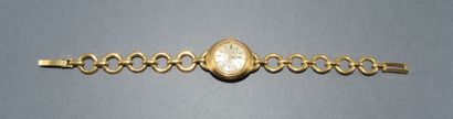 LIP - BRACELET WATCH for ladies, in 18K (750/°°)...