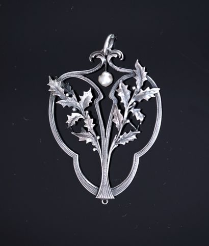 SET in silver min 800/°° swan hallmark, including...