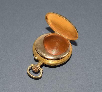 COLLAR WATCH in 18K (750/°°) yellow gold...