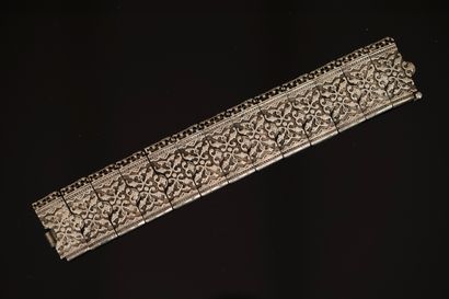 BRACELET CEINTURE en argent min 800/°° poinçon...