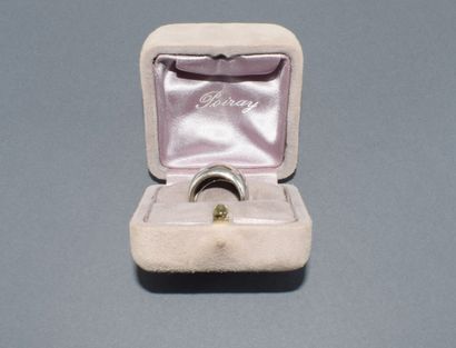 POIRAY - Ball ring in 18k (750/°°) white...