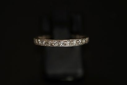 FINE ALLIANCE in dog-head hallmarked platinum,...