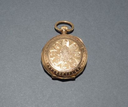COLLAR WATCH in 18K (750/°°) yellow gold...