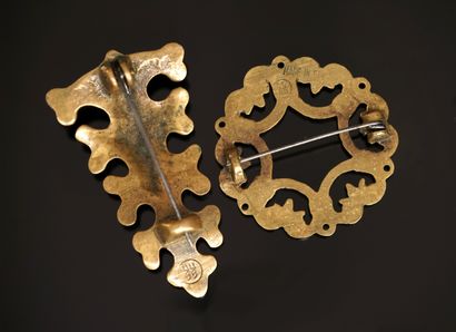 KALEVALA KORU, Finland - SET of 2 modernist...