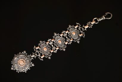ELEMENT DE CHATELAINE en argent min 800/°°...