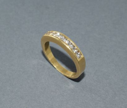 ALLIANCE JARRETIERE en or jaune 18K (750/°°)...