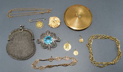 FANTAISIE - SET of gold and silver-plated...