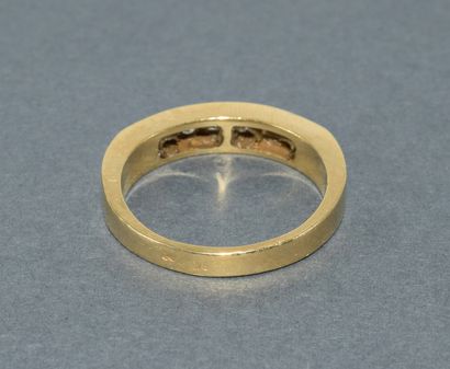 ALLIANCE JARRETIERE en or jaune 18K (750/°°)...