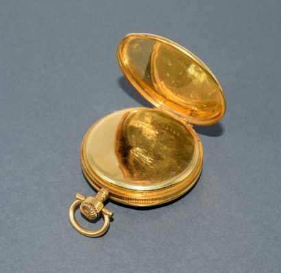 GOUSSET WATCH in 18K (750/°°) yellow gold,...