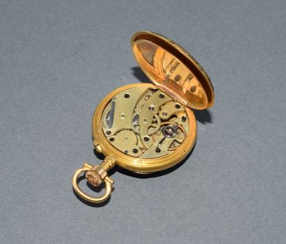 COLLAR WATCH in 18K (750/°°) yellow gold...