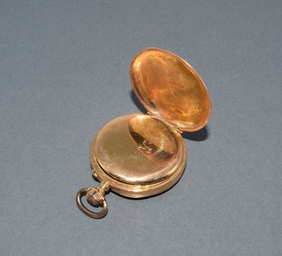 18K (750/°°) yellow gold collar WATCH with...