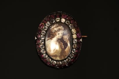 BROCHE en argent, poinçon cygne, épingle...