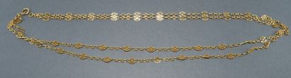 COLLAR in 18K (750/°°) yellow gold with eagle...