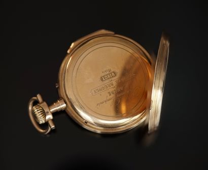 GOUSSET WATCH in 18K (750/°°) yellow gold,...