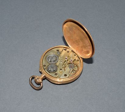 18K (750/°°) yellow gold collar WATCH with...