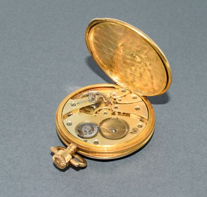 GOUSSET WATCH in 18K (750/°°) yellow gold,...