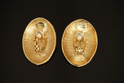 JEAN-LOUIS SCHERRER, Paris - Pair of oval...