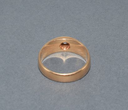 JONC ring in 18K (750/°°) yellow gold with...