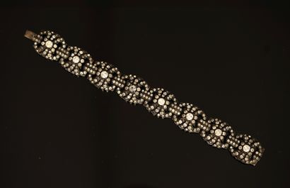 BRACELET articulé en argent min 800/°° (poinçon...