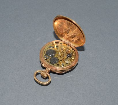 COLLAR WATCH in 18K (750/°°) yellow gold...