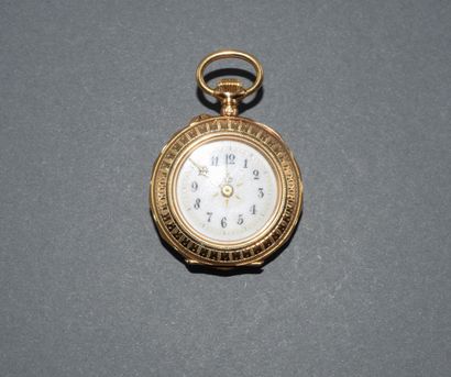 COLLAR WATCH in 18K (750/°°) yellow gold...