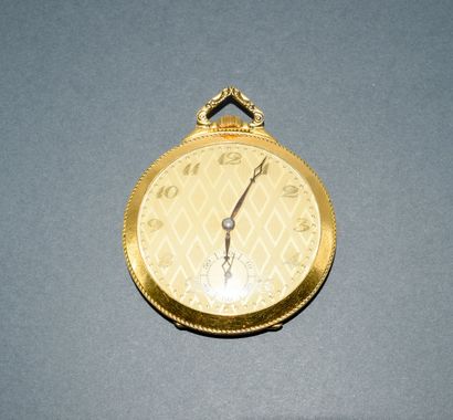 SET OF 2 GOLD-PLATED GOUSSET WATCHES consisting...