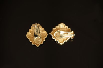 CHRISTIAN DIOR Germany - Pair of gold-plated...