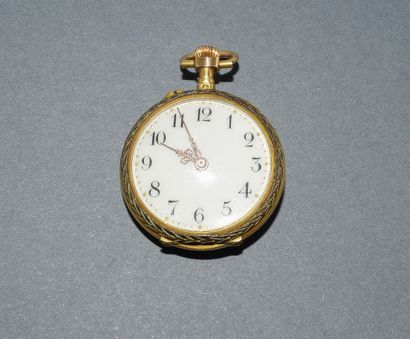 COLLAR WATCH in 18K (750/°°) yellow gold...