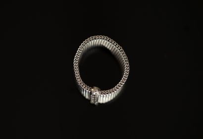 AC- TIFFANY & CO - FLEXIBLE RING in 950/°°...