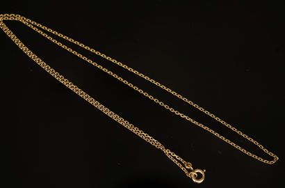 18k (750/°°) yellow gold chain with eagle...
