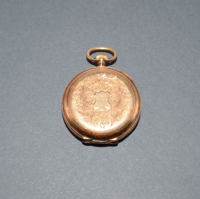 18K (750/°°) yellow gold collar WATCH with...