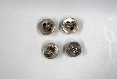 PAIR OF 925/°° silver ear CLIPS formed of...