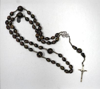 RELIGIOSA - CHAPELET ancien en argent min...