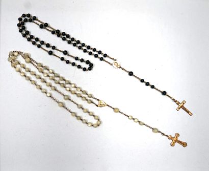 RELIGIOSA - ENSEMBLE en métal doré comprenant...