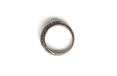 925/°° silver JONC ring set with a pavement...