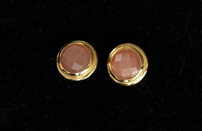 GOLDEN SILVER SET of 3 pairs of ear studs...